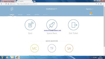 How to start quiz on socrative