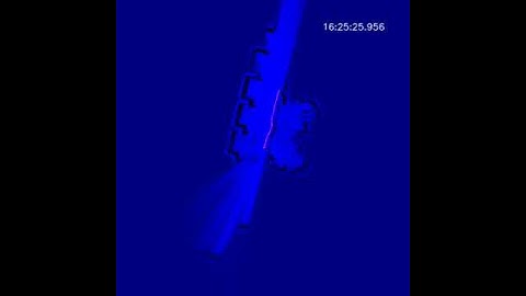 UVBot SLAM test on corridors