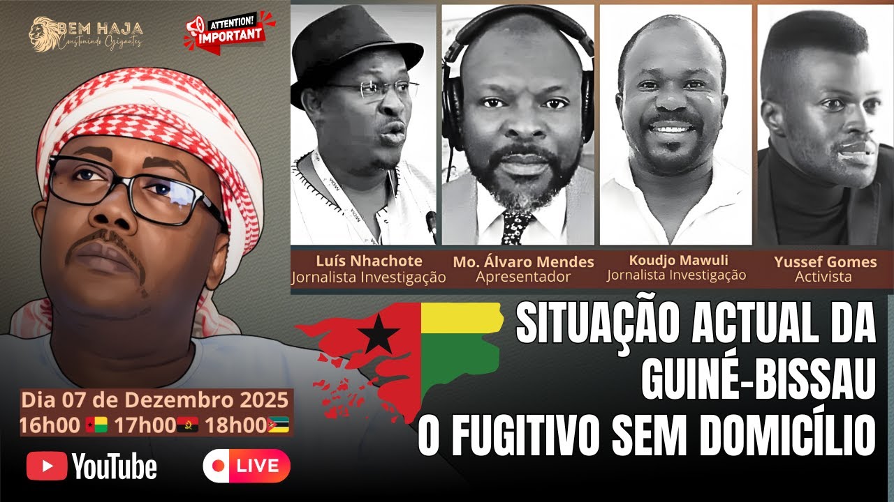 ATCUALIDADE GUINÉ-BISSAU, O FUGITIVO SEM DOMICÍLIO