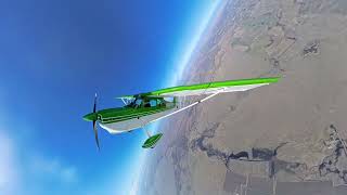 Citabria 7KCAB Aerobatics Aileron Roll Insta360