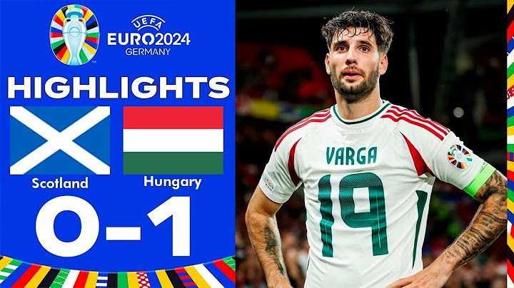 HUNGARY - Scotland HIGHLIGHTS EURO 2024 // Skócia–Magyarország EURO 2024