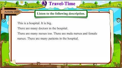 ધોરણ-5 | વિષય-અંગ્રેજી | Unit-3.Travel-Time | Activity-4 Video | Sem-2