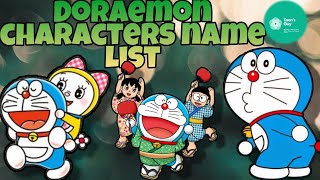 Doraemon characters name list || Doraemon all characters name list || Toon's Guy