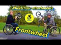 Frontwheel Wheelchair attachment (Freewheel Snoll on Vosara Quinty) -Dom`s Wheel World  Folge 16