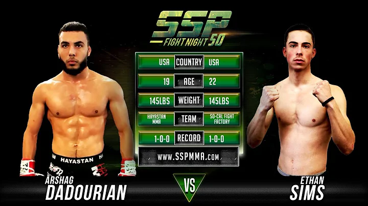 Ethan Sims vs Arshag Dadourian - SSP 50