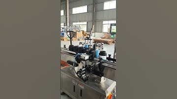 Round bottle labeling machine. #labelingmachine #labeler #labeling #sourcefactory #manufacturer