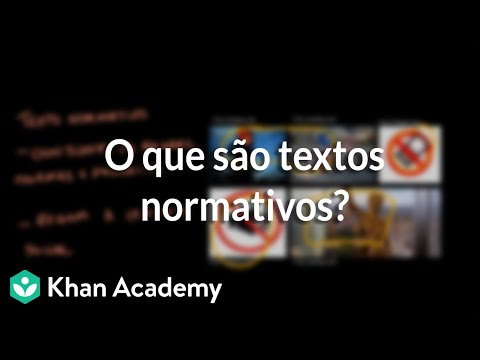 O que são textos normativos?