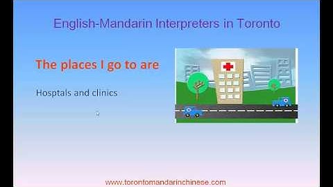 English-Mandarin interpreter in Toronto