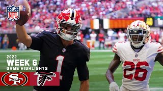 San Fransisco 49ers vs. Atlanta Falcons | 2022 Week 6 Game Highlights