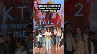 My love life officially approved by the cast of Cocktail 2. 🤫#kritisanon #cocktail2 #rashmika #short