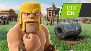 Hice CLASH OF CLANS 3D en 24 HORAS y RTX