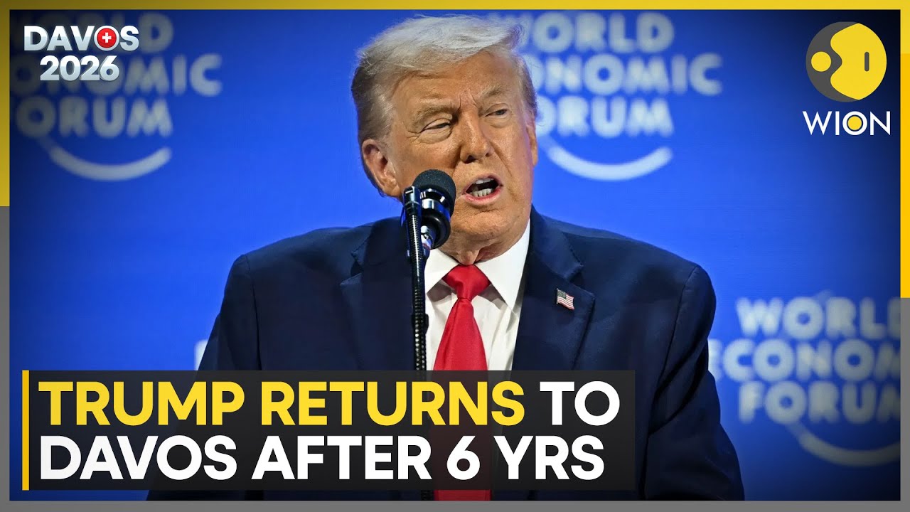 Davos 2026: US President Trump's First-In-Person Appearance in Davos After 6 Years | WION