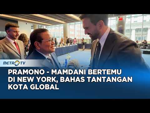 Pertemuan Pramono dan Mamdani Bahas Transportasi Hingga Jakarta Bond