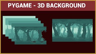 PyGame Beginner Tutorial in Python - 3D Background Effect with Parallax Scrolling