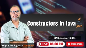 22.1 Constructors in Java | Default Constructor in java | Parametrized Constructor in java