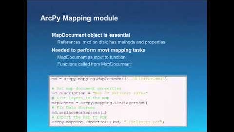 2260 using python with arcgis 960