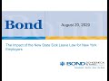 The Impact of the New State Sick Leave Law for New York Employers