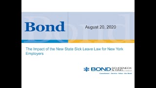The Impact of the New State Sick Leave Law for New York Employers