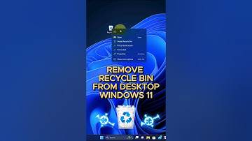Remove Recycle Bin From Desktop in Windows 11