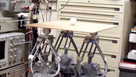 Visual Servoing Demo using a Novint Falcon Haptic Device