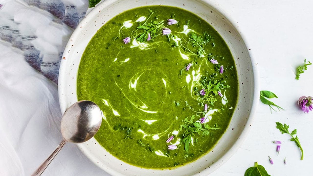 Spinach Soup | How To Make Healthy And Tasty Soup At Home Easy | IMWOW ...