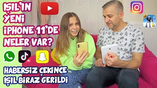 IŞIL'IN YENİ TELEFONUNDA NE VAR ? | IPhone 11 - Habersiz çekince Işıl gerildi !! - Babishko Family