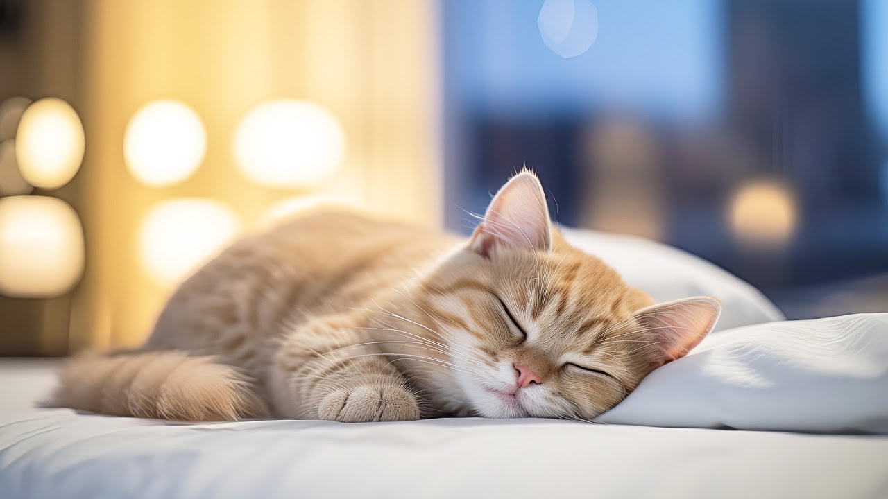 Beautiful view of Anxious Cat Sleep Disorders