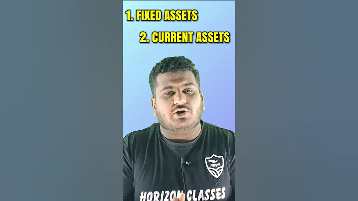 What are Fixed Assets & Current Assets | Types of Assets #fixedassets #currentassets #horizonclasses