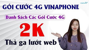 Gói Cước 4G Vinaphone 2K - Thả Ga Lướt web - Danh Sách Các Gói Cước 4G Vinaphone Ưu Đãi Khủng Nhất