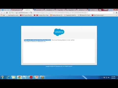 Service Cloud How to Configure Email to Case