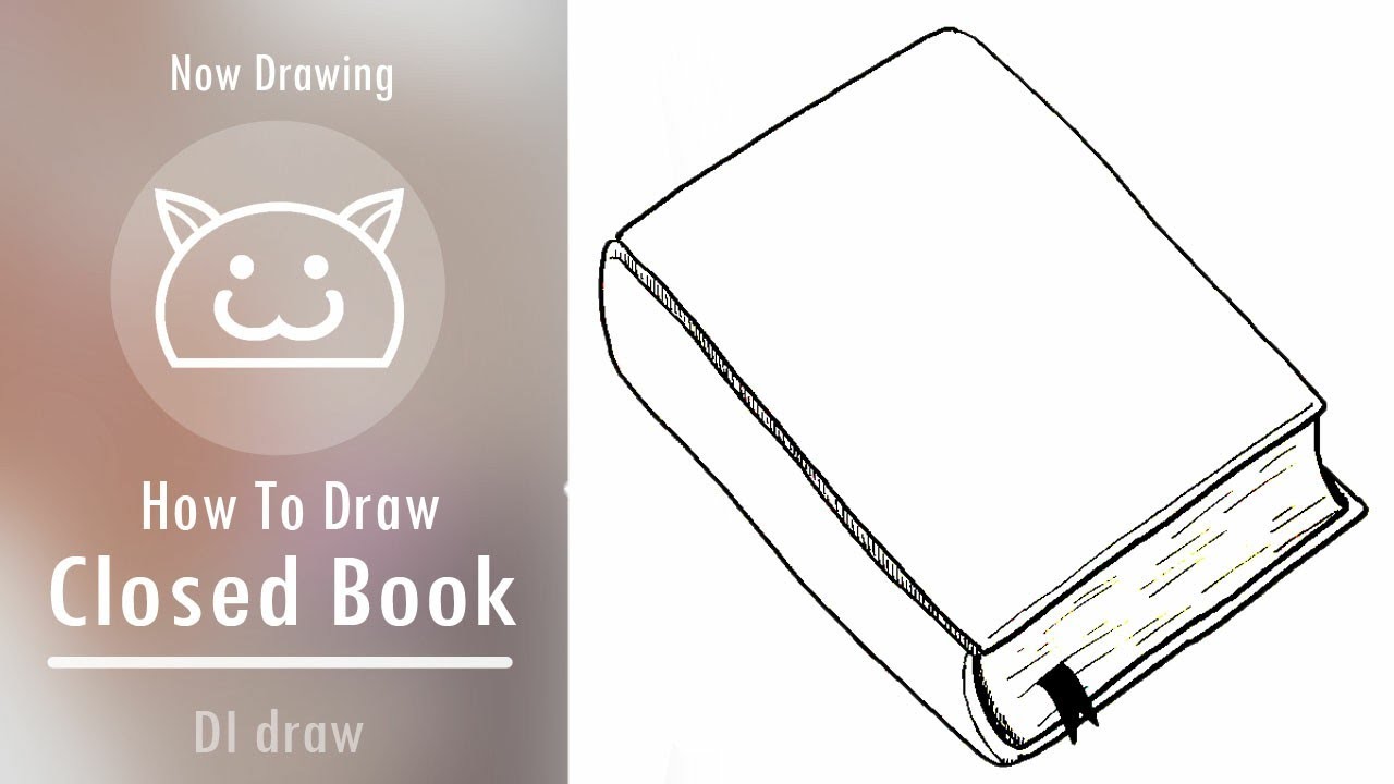 How to Draw a Book in Perspective- Open and Closed