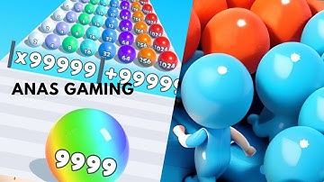 Count Masters VS Ball Merge 2048 | All Levels Gameplay | Android, iOS | Satisfying Mobile Games