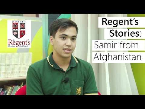 Regent's stories: Scholarship Student Samir from Afghanistan