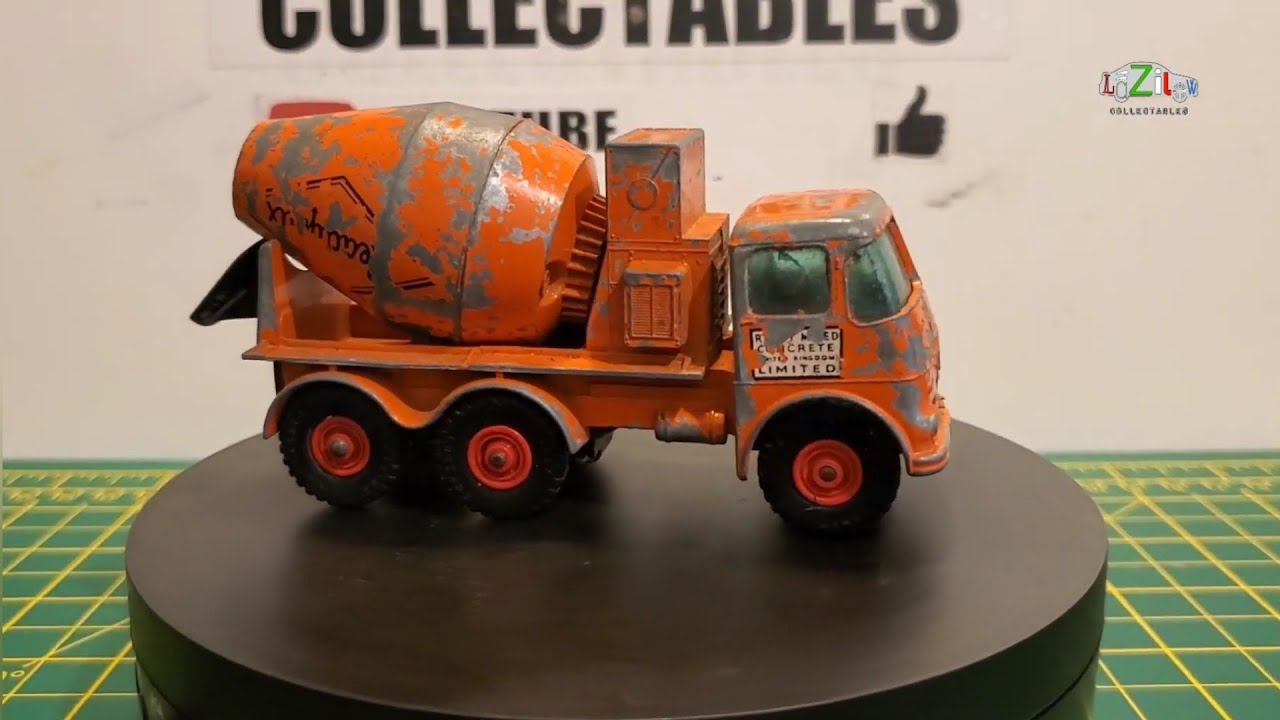Matchbox　KING size K-13 Matchbox King Size - (No. 13) - Ready-Mix Concrete Truck - No Box