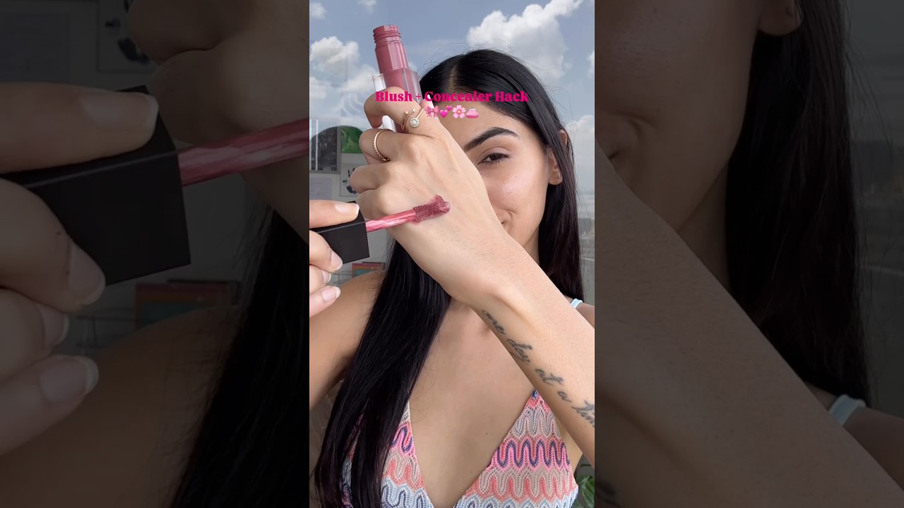 Лайфхак с румянами и консилером | 