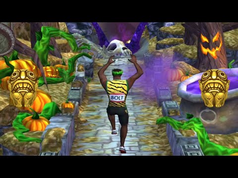 Temple Run 2 USAIN BOLT CHAMPION SPOOKY RIDGE MAP ENDLESS RUNNER 