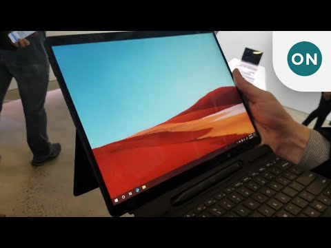 Hands on demo of Surface Pro X