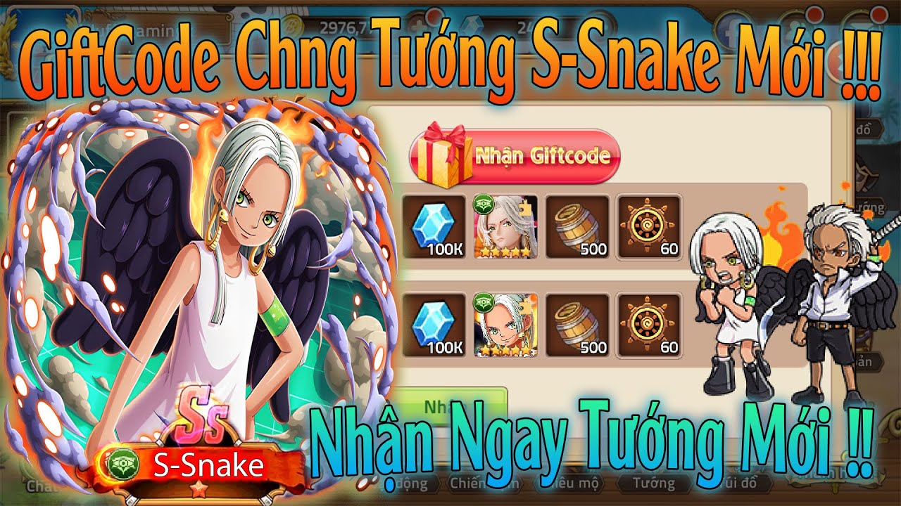 Giftcode Chung Tướng Mới Nhận Quà Sự Kiện Miễn Phí !!! - Huyền Thoại Hải Tặc