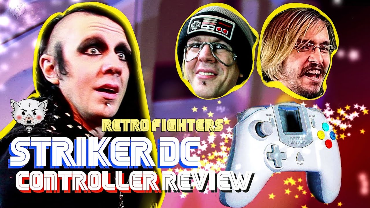 StrikerDC (RETRO FIGHTERS) DREAMCAST CONTROLLER REVIEW YouTube