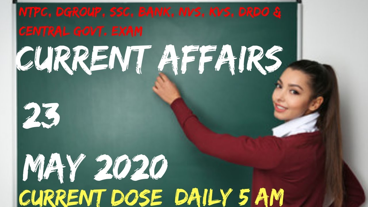 23 May 2020 Current Affairs Today Current Affairs In Hindi Current 23-may-2020-current-affairs-today-current-affairs-in-hindi-current