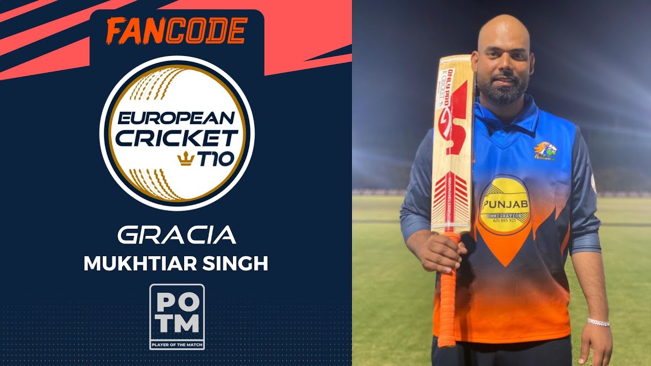 POTM: M.Singh - Group C, Final - GRA vs CDS | Highlights | FanCode ECS Spain, 2022 Day 6 | ECT22.084