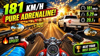 Traffic Rider/Pure Adrenaline 181KM) #trafficrider #bikegame #rider #game  screenshot 1