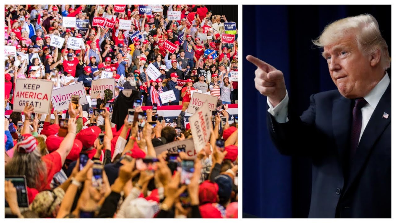 THIS IS NOT A SMATTERING: Trump Rally Speech with MASSIVE Crowds in ...