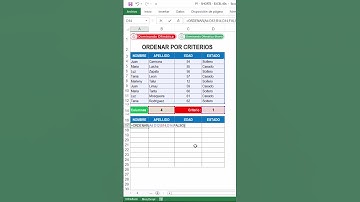 Cómo ordenar por cualquier criterio #shortvideo #youtubeshorts #shortsclip
