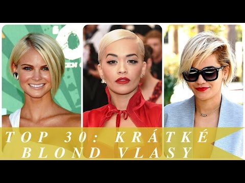 Video: 30 Ohromujúcich Krátkych Blond účesov