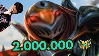 2,000,000 Mastery Points Zed Moment