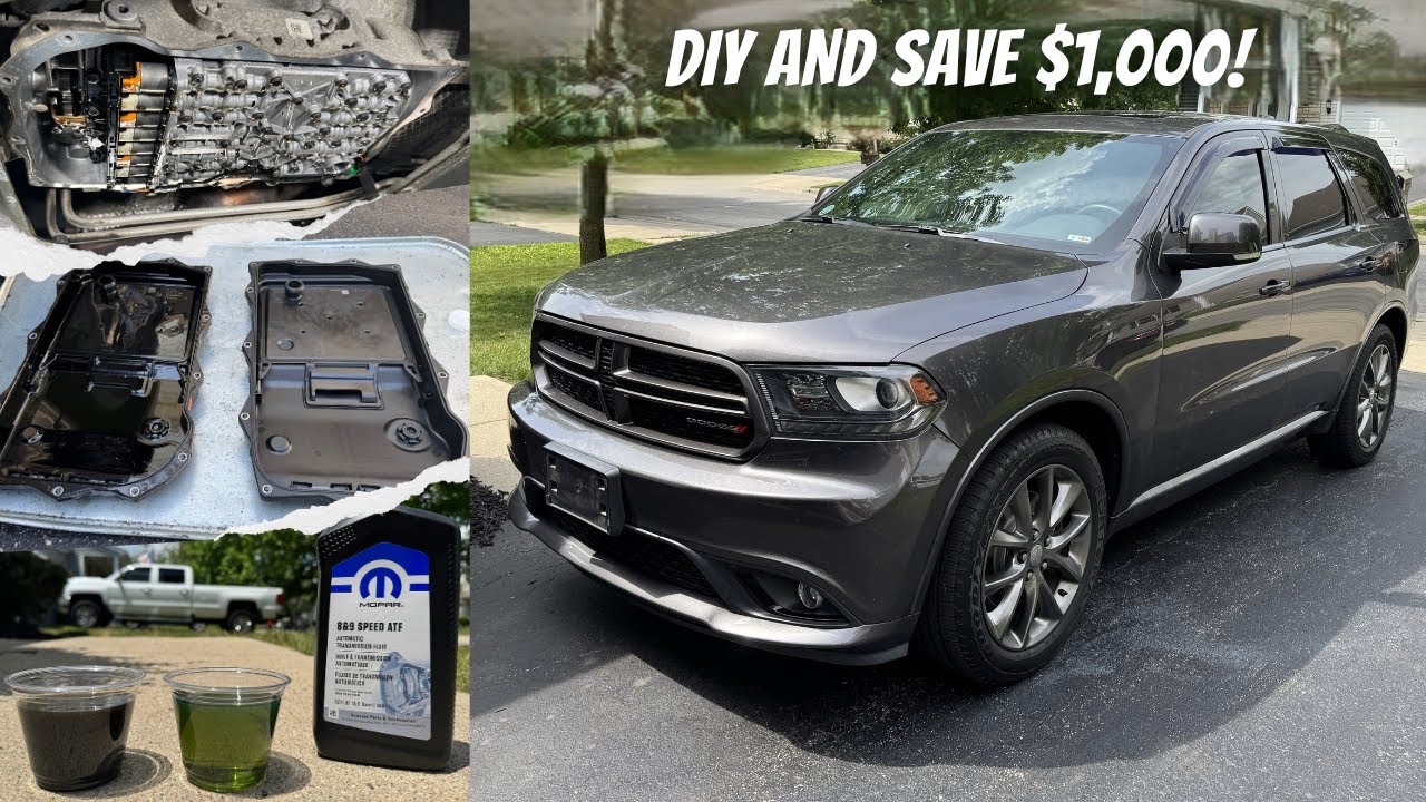 Change 8HP70 Transmission Fluid & Pan/Filter on 2014-2025 Dodge Durango, Jeep Cherokee and more!