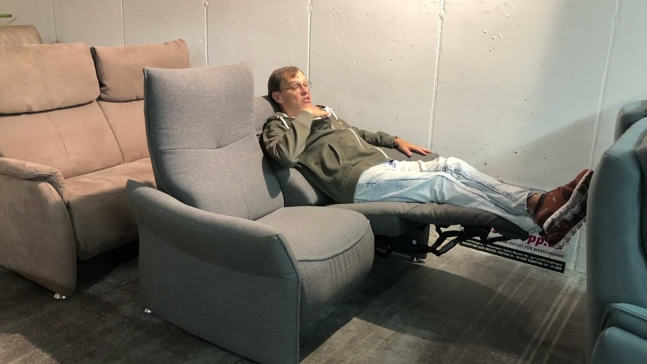 Vollfunktion. Himolla 4935 Cumuly Sofa 160 cm  manuell  wallfree  Stoff Q2 Fashion magma