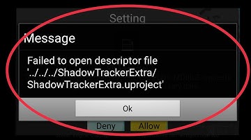 Fix Failed to open descriptor file Shadow Tracker Extra uproject Problem Solve in Pubg Mobile