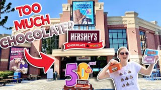 Inside Look at EVERY Chocolate Experience in Hershey's Chocolate World - Chocolate World Tour!